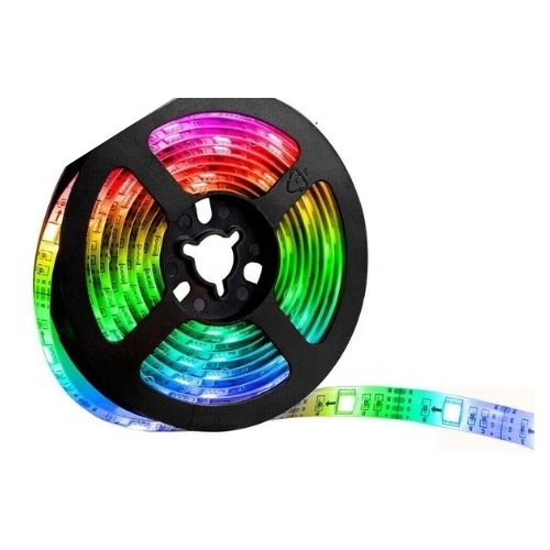 5M/16feet 5050 RGB LED Strip Light Multi Colored 44 IR Remote (Without adapter)