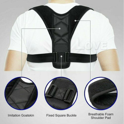 Posture Clavicle Support Corrector Back Straight Shoulders Brace Strap Correct C