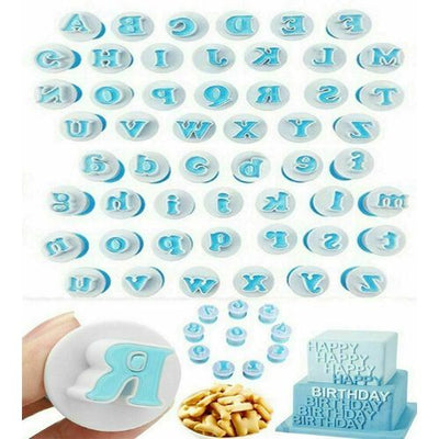 New Alphabet Number Letter Fondant Icing Cutter Mould Molds Cake Decorating Set