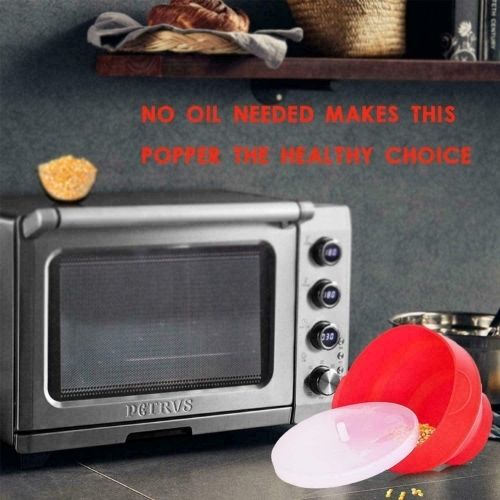 Popcorn Popper Maker Microwave Silicone Collapsible Bowl Container Kitchen Tool