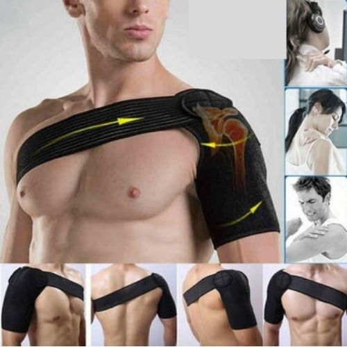 Professional Neoprene Shoulder Brace Support with Pressure Pad Belt For Sports