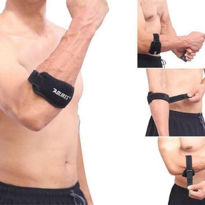 Adjustable Elbow Support Brace Tennis Compression Golf Strap Tendonitis Relief