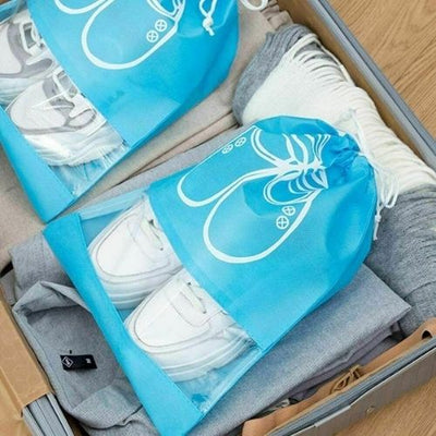 10PCS Portable Dustproof Drawstring Home Travel Pouch Shoe Storage Bag Organizer