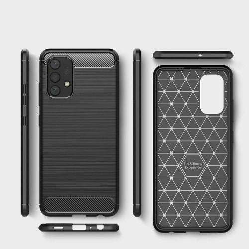 For Samsung Galaxy A32 5G Case - Carbon Fiber Shockproof Soft Back Cover