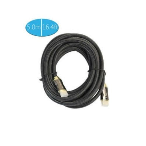 Premium 4K HDMI Cable 2.0 High Speed Gold Plated Braided Lead 2160P 3D HDTV UHD