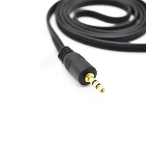 3.5 mm STEREO AUDIO JACK TO RCA ADAPTER CABLE 5FT GOLD