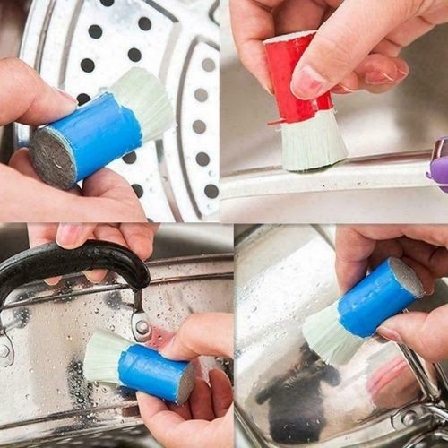 2Pc Magic Decontamination Stick Stainless Steel Metal Rust Remover Clean Brush