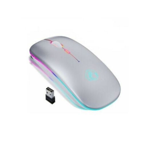 Mouse Wireless Computer Bluetooth 5.0 USB Rechargeable Silent Ergonomic Mice