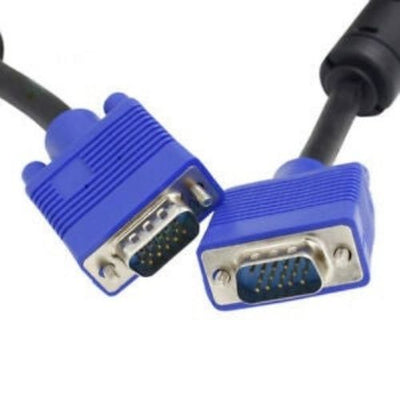 50F Feet 15M Meter VGA Male to Male Cable Cord for Computer PC Monitor