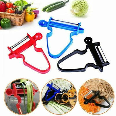 Kitchen Magic 3pcs/Set Peeler Trio Slicer Shredder Julienne Fruit Cutter Tools