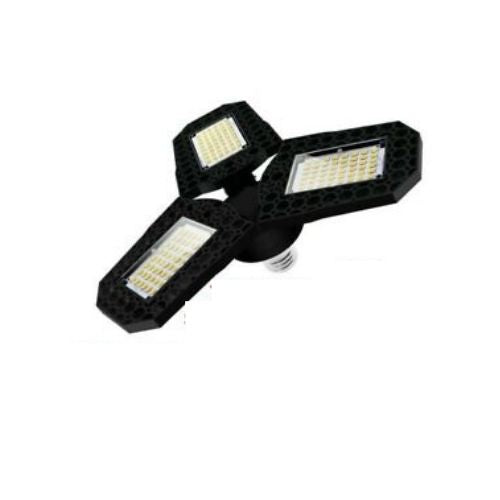 LED Garage Light Super Bright Shop Ceiling Lights Deformable 60W 3-Sided style