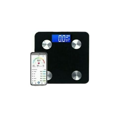 Wireless Digital Bathroom Body Fat Scale Bluetooth Scales 180KG Weight BMI Water