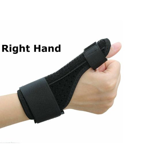 NEW Adjustable Thumb Spica Splint Brace Support Stabiliser Sport Sprain Strain