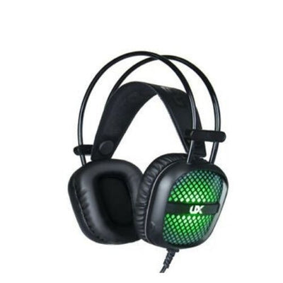 Gaming Headset 7 Color LED Backlight 3.5mm Stereo Over-Ear Headphones with Mic