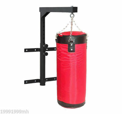 Wall Mount Heavy Bag Hanger Punching Bag Stand Boxing Bracket Black