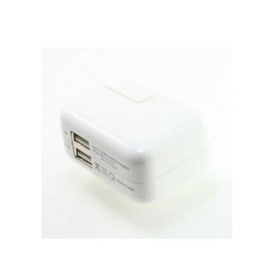 2-Port 2-Amp USB Home Wall Charger for Apple iPad 4 Mini Air 1st 2nd 3rd White