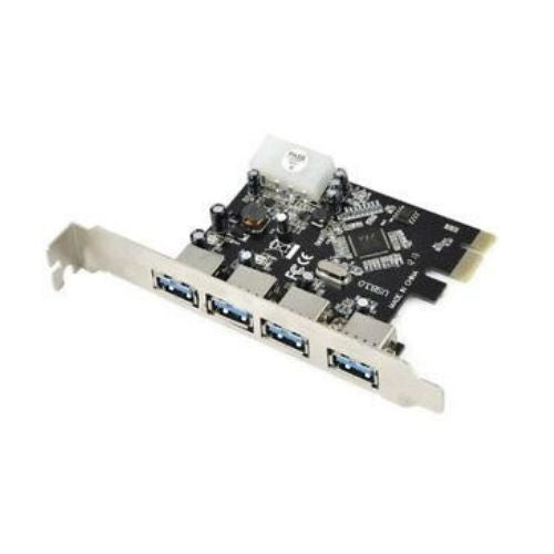 4 Port 5Gbps USB 3.0 PCI-E PCI Express Card Adapter for XP Vista Win 7 8