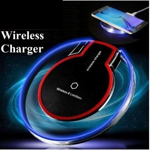 Wireless Charger Pad Qi Charging For Samsung S20 FE S10 S9 S8 iPhone 11 12 XR 8