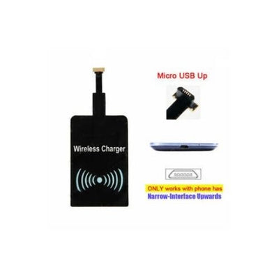 Qi Wireless Charger Receiver Pad Cordless Power for UP Micro USB Phone Samsung