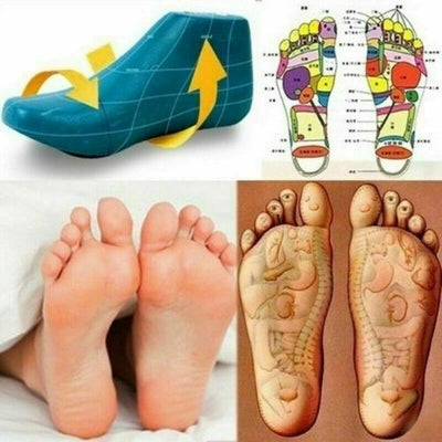 Acupressure Magnetic Shoe Insole Washable Memory Foam Massaging Insert Solution