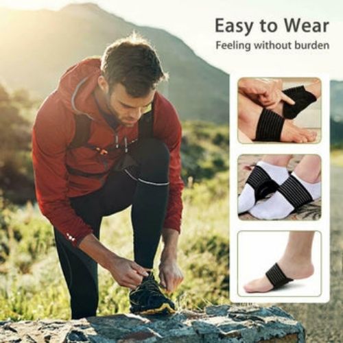 Foot Heel Pain Relief Plantar Fasciitis Insole Pads & Arch Support Shoes Soft