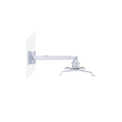 WHITE Steel Projector Ceiling Mount Bracket LCD DLP Extendable Adjustable 44lbs