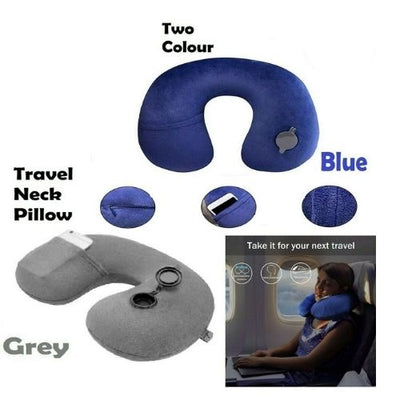 Air Travel Car Pillow Soft Inflatable Cushion Neck Support Pillow flight Sleep