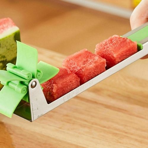 Watermelon Slicer Cutter Windmill Knife Fruit Melons Vegetable Kitchen Tools