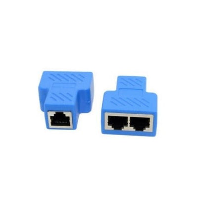 Network Splitter Ethernet Cable 1 to 2 Y Adapter RJ45 CAT5e CAT 6 LAN Switch