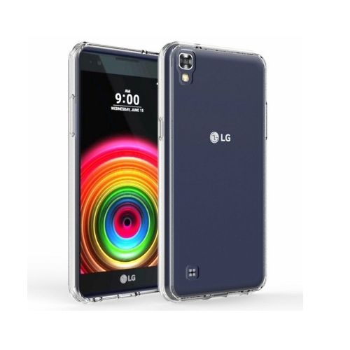 For LG X Power Case - Crystal Clear Thin Soft TPU Transparent Back Cover