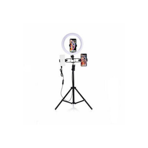 Selfie Ring Light With Tripod Stand and Phone Holder LED Makeup Circle Lamp