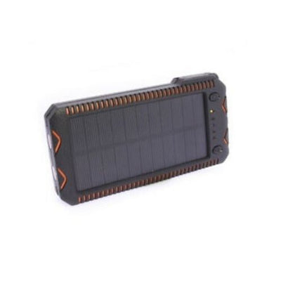 12000 mAh Portable Waterproof Solar Charger Dual USB External Battery Power Bank