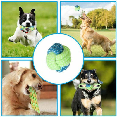 Braided Rope Derable Dog Toys for Aggressive Chewers Interactive Large Big Dogs