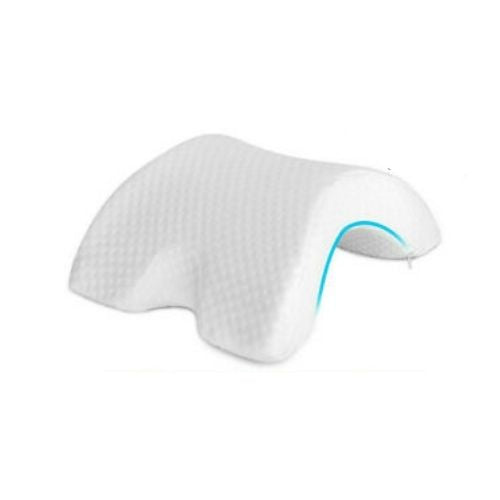 Arm Cuddling Curved Memory Foam Pillow Detachable Slow Rebound Tunnel Shaped THD