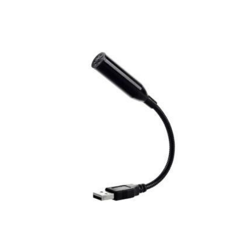 Mini Flexible USB Recording Microphone Mic for Laptop Desktop Notebook PC Black