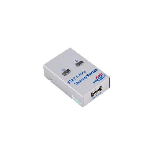 2 Port USB2.0 Auto Sharing Switch HUB For Printer Scanner Keyboard New