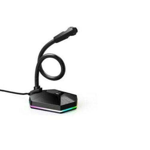 Gaming RGB Desktop USB Microphone Voice Recording Speech Recognition Streaming