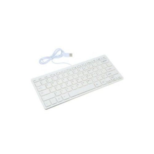 USB Mini Keyboard with Chocolate Buttons Stylish Portable Ultra Slim for Mac PC