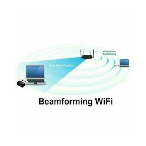 1200Mbps Dual Band 2.4G 5G Wireless Nano USB WiFi Adapter for Desktop Win CA