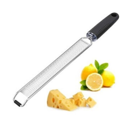 Wide Citrus Lemon and Kitchen Vegetable Grater Zester 18/8 Stainless Steel