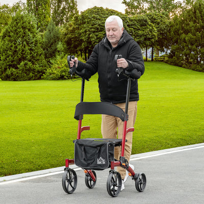 Forearm Rollator Walker for Seniors and Adults with Seat and Backrest