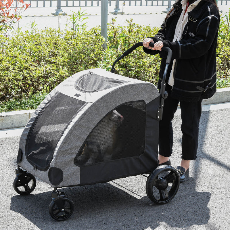 PawHut Pet Stroller Universal Wheel Medium Size Dogs