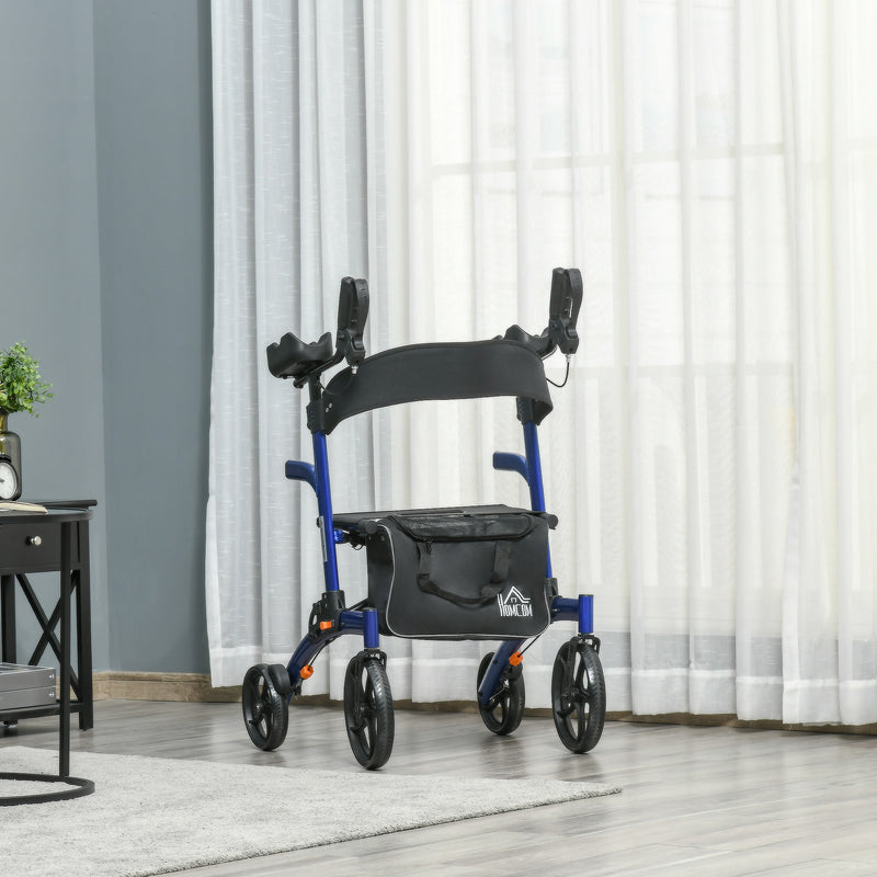 Forearm Rollator Walker for Seniors and Adults with Seat and Backrest