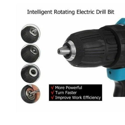 Electric Drill High-power 18V Battery 3 in 1 Brushless Multi-Function Drill Set