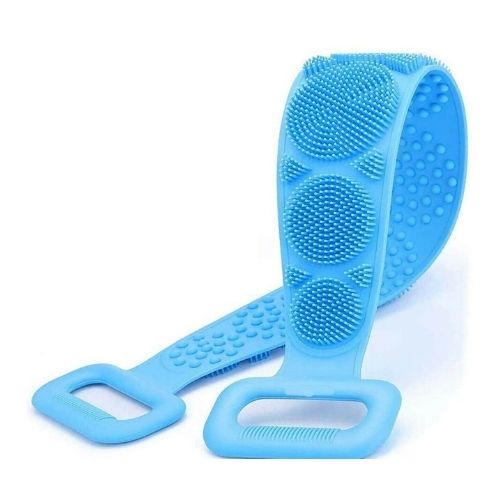 Lengthen Bath Silicone Back Scrubber Shower Body Brush Back Massage Body Clean