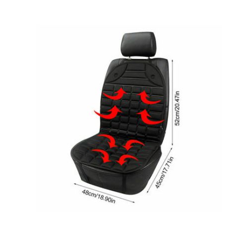 Auto Car Heated Seat Cushion 12V Hot Cover Heating Standard Warmer Pad Winter