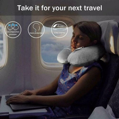 Air Travel Car Pillow Soft Inflatable Cushion Neck Support Pillow flight Sleep