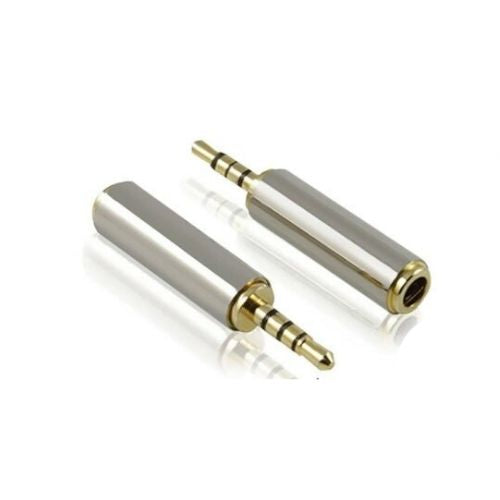 2.5mm to 3.5mm Aux Audio Adapter Converter Male to Female Jack For Headphone