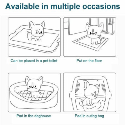 Premium Pet House braking Pee Training Pads Underpads Piddle Dog Puppy Pet Large