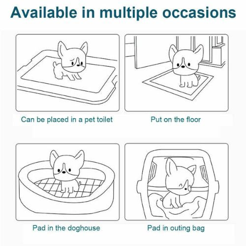 Premium Pet House braking Pee Training Pads Underpads Piddle Dog Puppy Pet Large